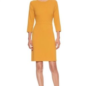 Banana Republic yellow sheath dress